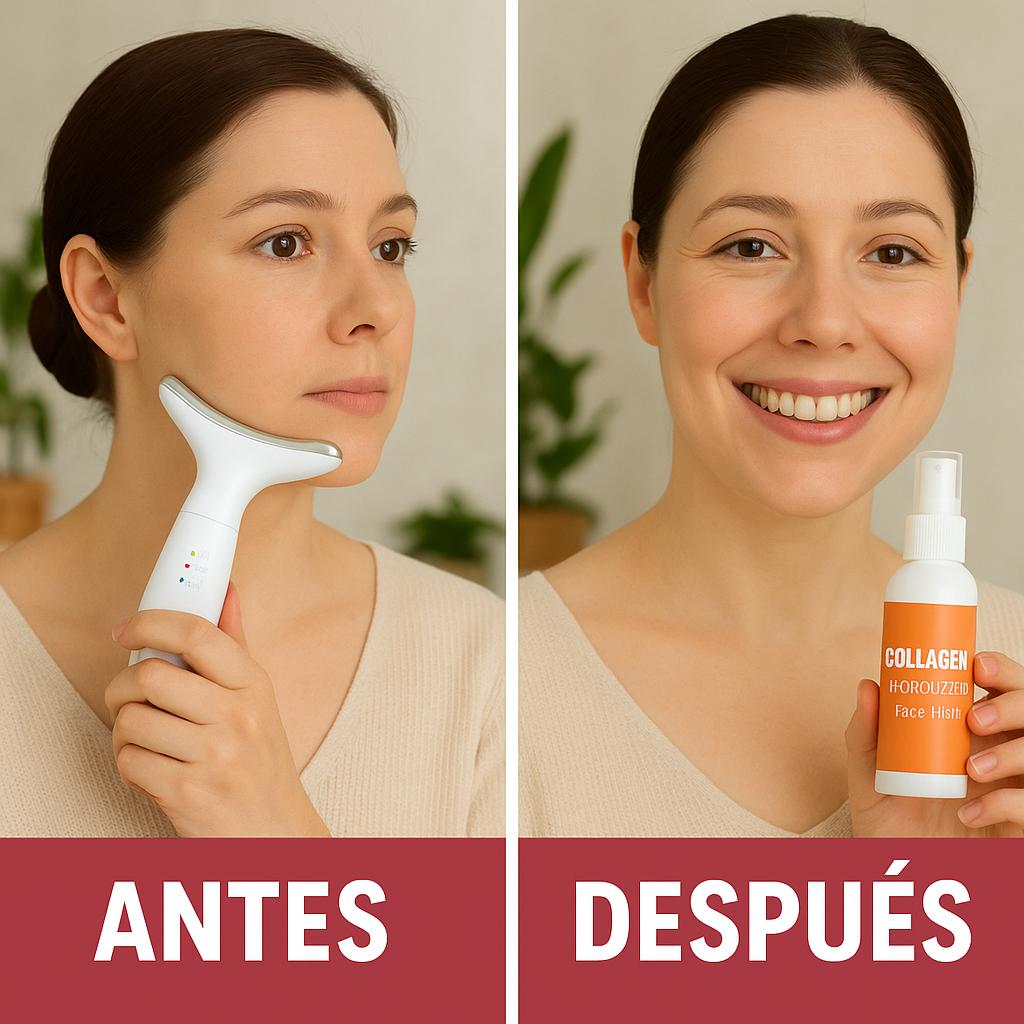 Masajeador de papada + colageno hidrolizado